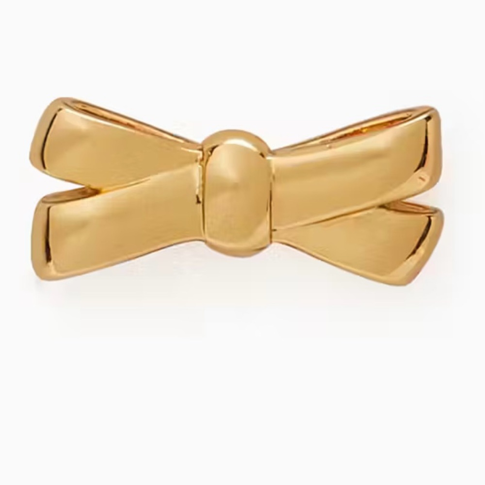 kate spade gold bow stud earrings NWT - Picture 3 of 8